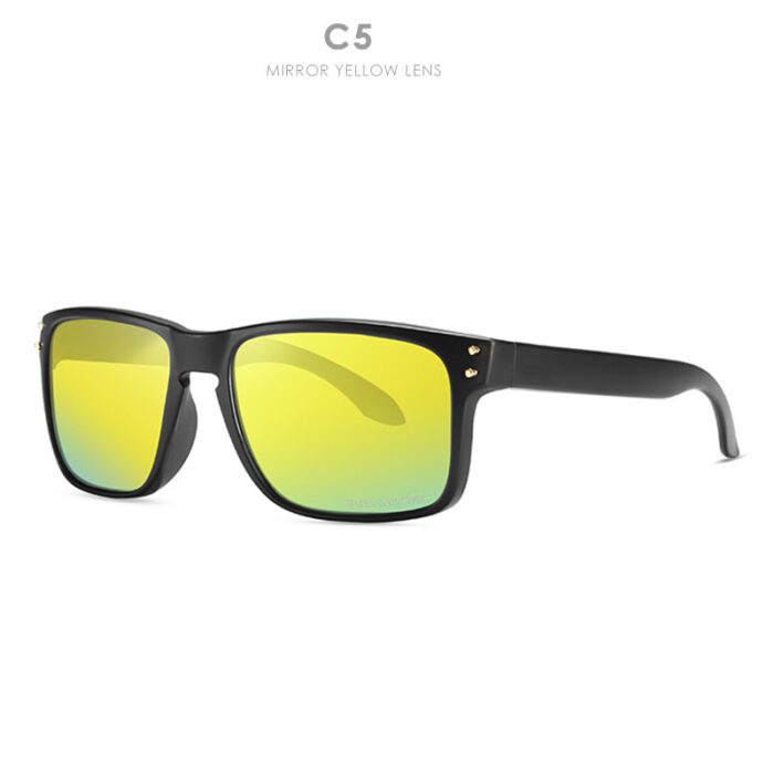 Square Sports Sunglasses Multi-color Colorful Men And Women Sun Glasses - Image 5