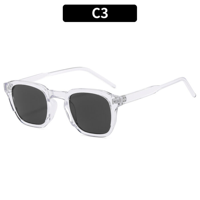 Square Retro Internet Hot Street Shooting Advanced Simple Trendy Sun Glasses - Image 8
