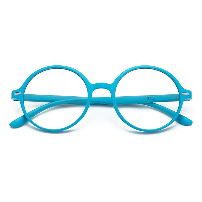 HD Resin Large Frame Round Reading Glasses - Image 3