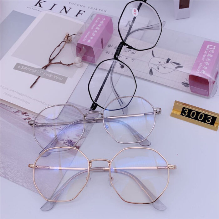 Octagonal anti-blue glasses - Image 7
