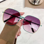 Men's And Women's Fashion UV Protection Large Face Skinny Sun Glasses - Image 8