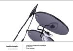 Women's Sun Round Fashion Trend Leisure Travel Punk Sun Glasses - Image 8