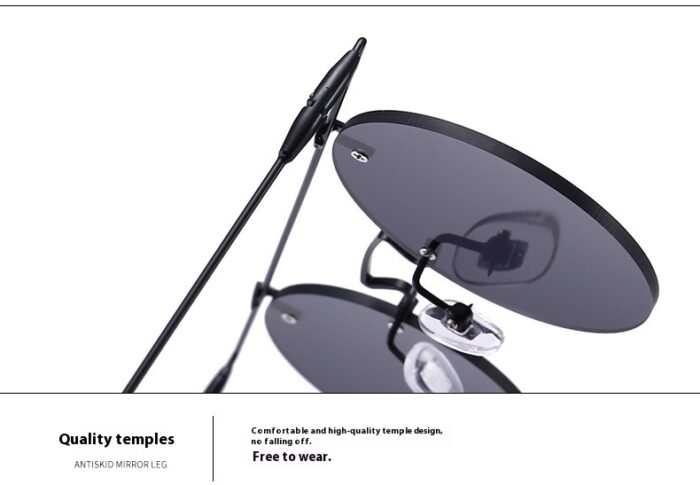 Women's Sun Round Fashion Trend Leisure Travel Punk Sun Glasses - Image 8