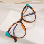 Cat Eye Anti-blue Light Large Frame Slim Look Optical Glasses