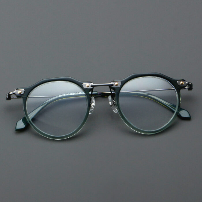 New Glasses 5812 Retro Glasses Rim Metal Optical Glasses - Image 10
