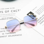 Large Frame Frame Hollow Glasses Leg Sunglasses - Image 10
