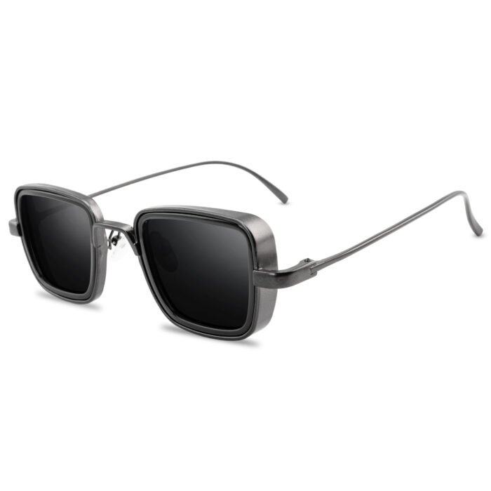 Trend Vintage Square Sun Glasses Male Mirror Cool Eyewear Unisex UV400 Steampunk - Image 7