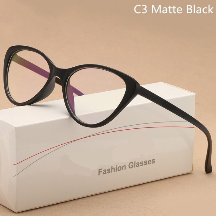 Fashion Cat Eye Glasses Frame Retro Trendy Artistic - Image 10