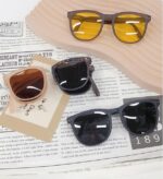 Trendy Foldable Sunglasses For Women TR Polarized Folding Sun Glasses - Image 9