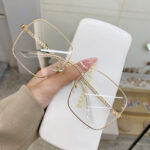 Large Frame Frame Hollow Glasses Leg Sunglasses - Image 5