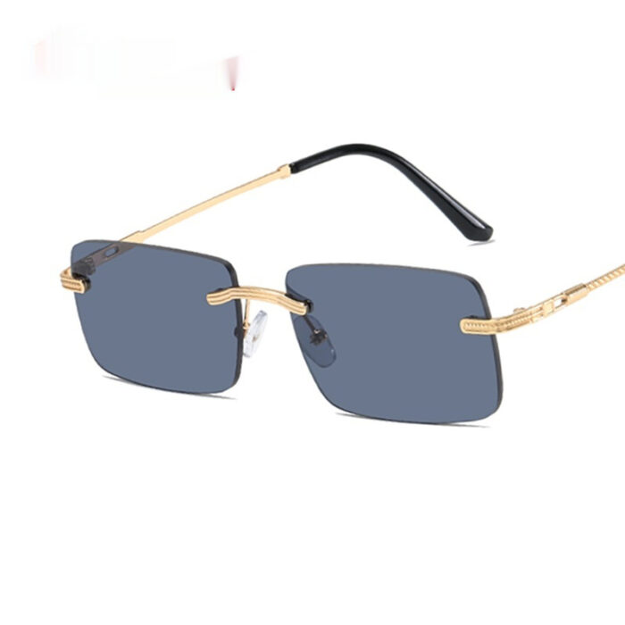 Frameless Personality Square Sea Sunglasses Comfortable Sun Glasses - Image 7