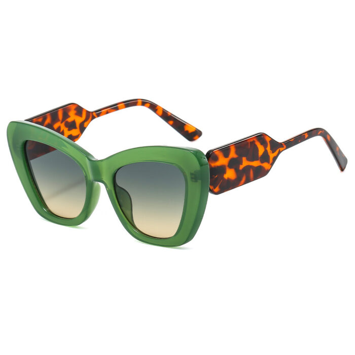 Plain Contrast Color European And American Sun Glasses - Image 8