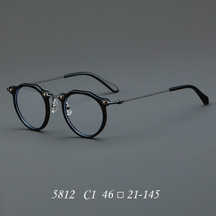 New Glasses 5812 Retro Glasses Rim Metal Optical Glasses - Image 2