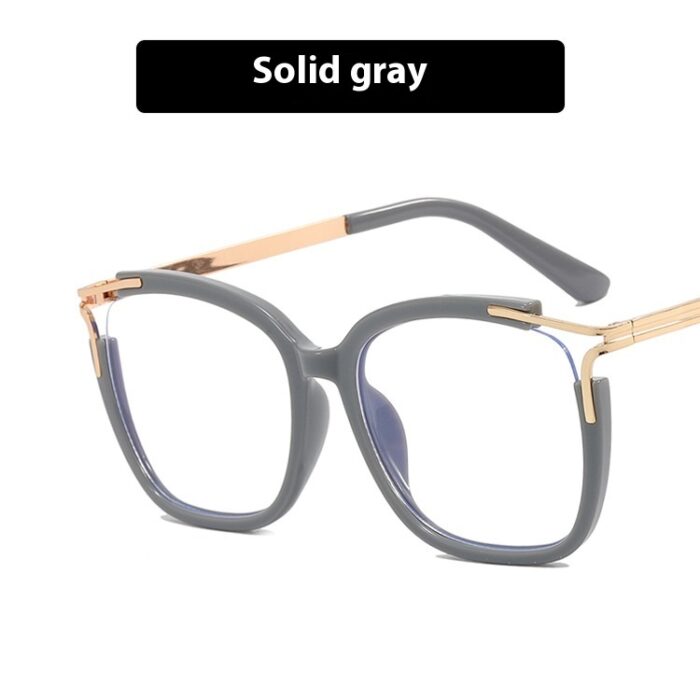 Square Cat Eye Hollow Glasses Frame - Image 9