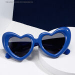 Heart Shape Sunglasses Thick Frame Love Glasses Summer - Image 8