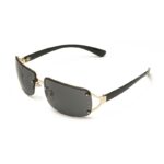 Metal Large Rim Sunglasses UV-proof Frameless Lens Sun Glasses - Image 9