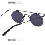 Women's Sun Round Fashion Trend Leisure Travel Punk Sun Glasses - Image 7