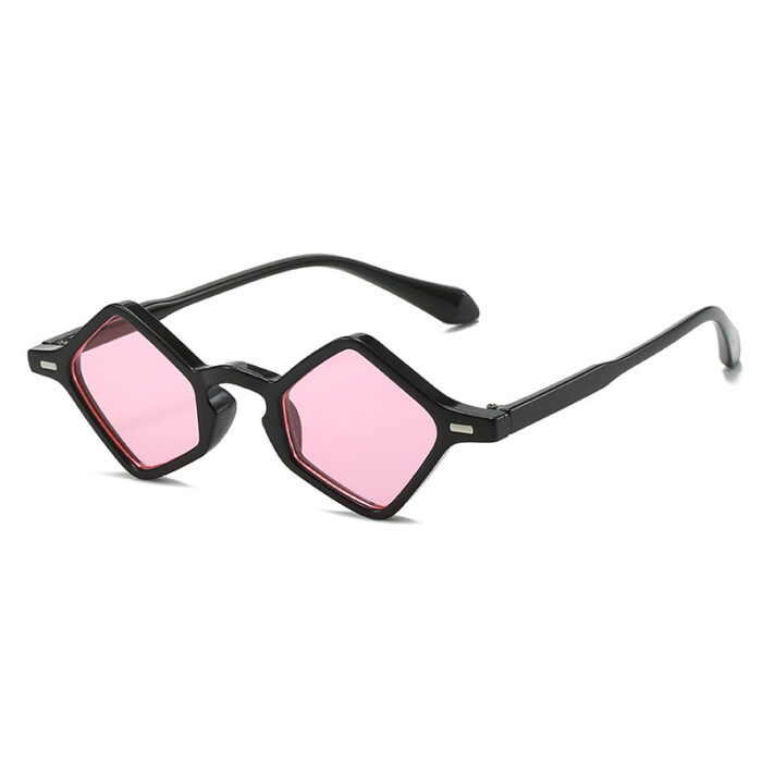 Women's Fashion Geometry Pattern Triangle Glasses - Image 2
