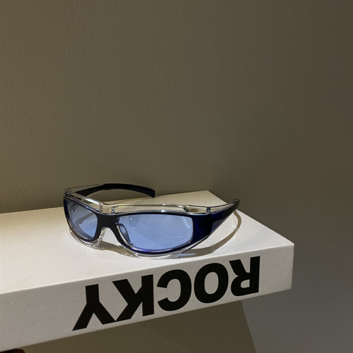 Punk Red Funny Technology Glasses Anti Sun - Image 3