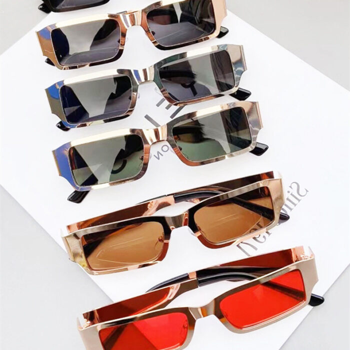 Metal Glasses Men's Foreign Trade Small Square Glasses - Image 8