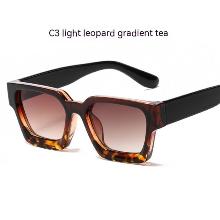 Retro Simple Square Sun Glasses - Image 3