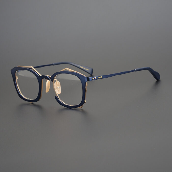 Handmade Irregular Shape Glasses Frame With Myopic Glasses Option - Image 6