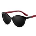 Personality Inlay Leather Polarized Sun Glasses Retro - Image 6