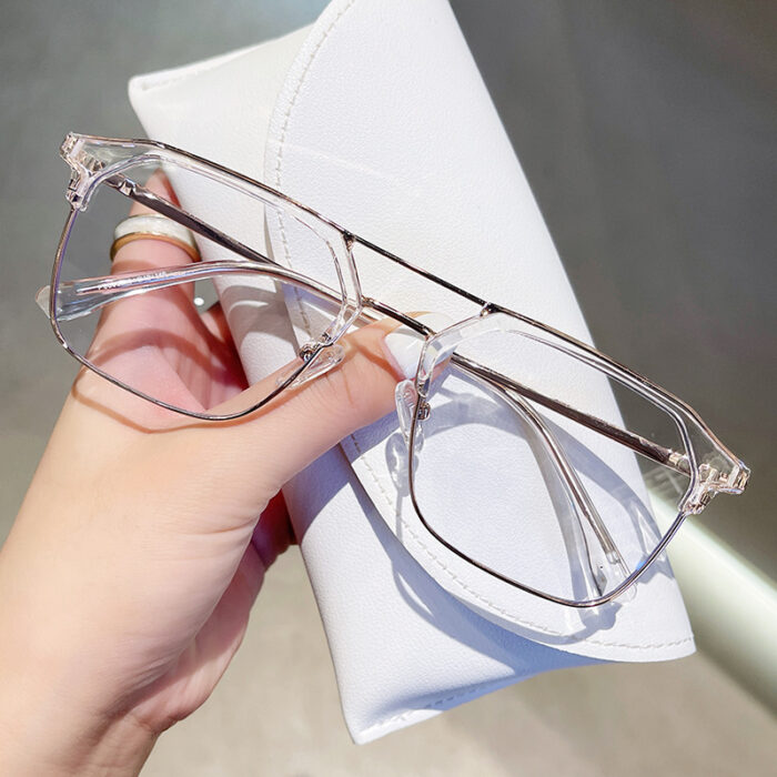 Anti-blue Light Glasses Double Beam Frame - Image 9