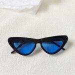 Retro Personalized Cat Eye Sunglasses Round Face High-grade Red Style Plain Face Personalized Glasses - Image 3