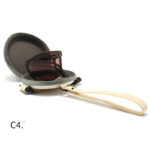 Trendy Foldable Sunglasses For Women TR Polarized Folding Sun Glasses - Image 2