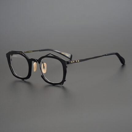 Handmade Irregular Shape Glasses Frame With Myopic Glasses Option