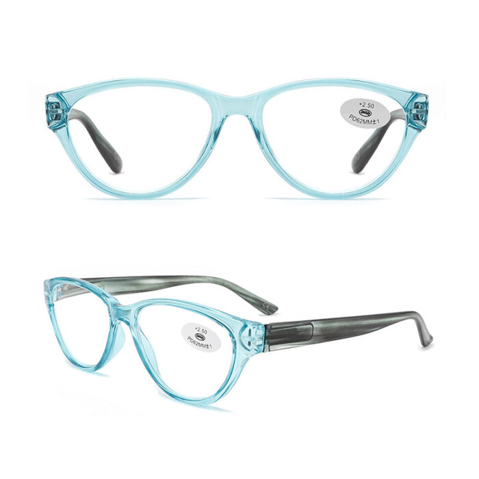 Cat Eye Glasses Big Frame Mom And Dad Reading - Image 2