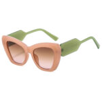 Plain Contrast Color European And American Sun Glasses - Image 4
