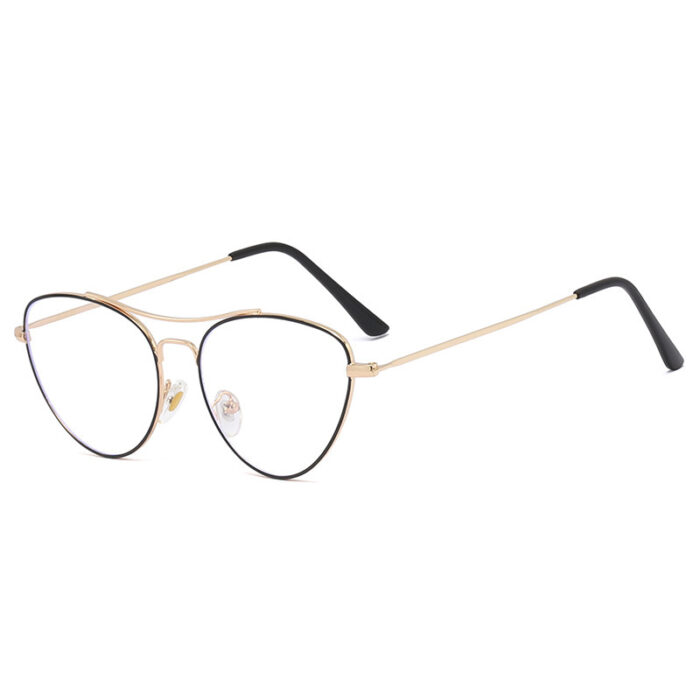 Fashion Cat Eye Plain Glasses Women's Anti-blue Light - Image 6