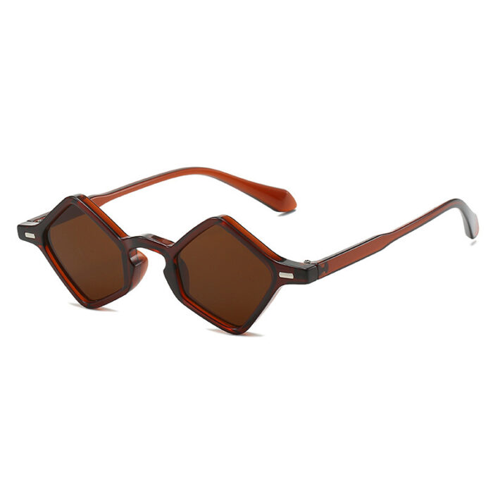 Women's Fashion Geometry Pattern Triangle Glasses - Image 3