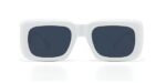 Sun Glasses Thick Legs Big Square Frame Light Blue Sunglasses Female - Image 4