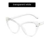 Retro Cat Eye Anti-blue Light Glasses Frame For Bare Face - Image 5