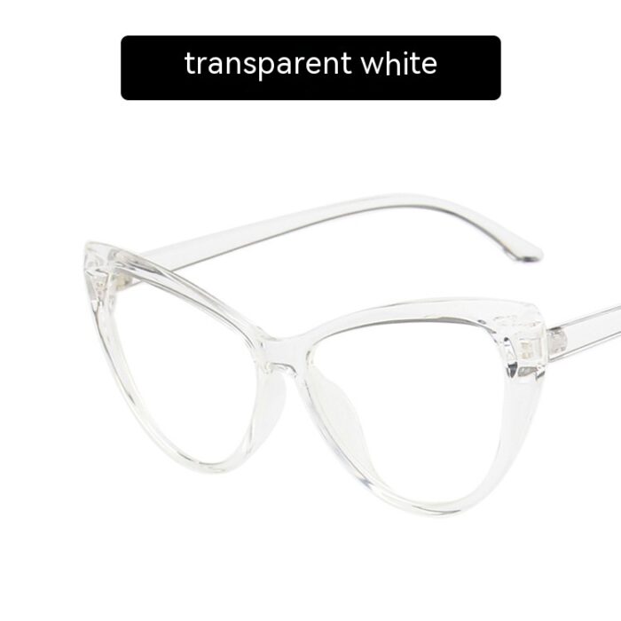 Retro Cat Eye Anti-blue Light Glasses Frame For Bare Face - Image 5