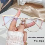 Women's Cat Eye Computer Anti-Blu-ray Myopia Glasses - Image 4