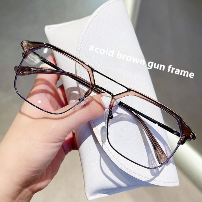 Anti-blue Light Glasses Double Beam Frame - Image 2