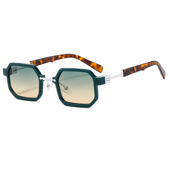 New Retro Hip Hop Small Square Box Exquisite Sun Glasses - Image 2