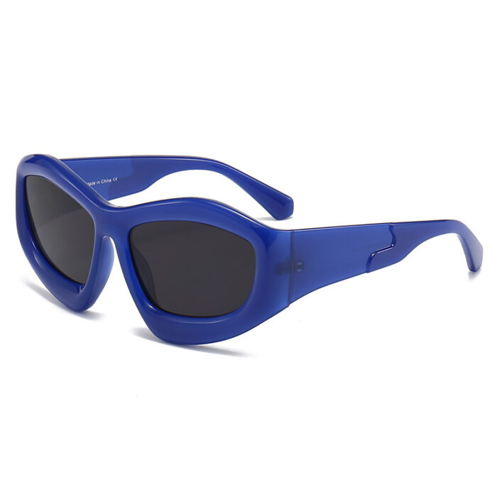 Men And Women Riding Outdoor Personality Concave Shape Sun Glasses - Image 9