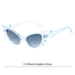 Cat's Eye Exaggerated Personalized Shaped Decoration Glasses - Image 3