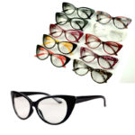Classic Retro Women's Cat Eye Plain Glasses - Image 2