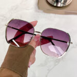 Men's And Women's Fashion UV Protection Large Face Skinny Sun Glasses - Image 6
