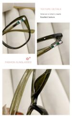 Cat Eye Slimming Glasses Frame Plain All-match Anti-blue Light Glasses - Image 10