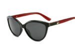 Personality Inlay Leather Polarized Sun Glasses Retro - Image 3