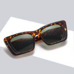 Cat's Eye Large Rim Sunglasses Retro Square Frame Sun Glasses - Image 3