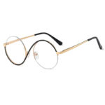 Metal Half Frame Optical Anti Blue Glasses - Image 3