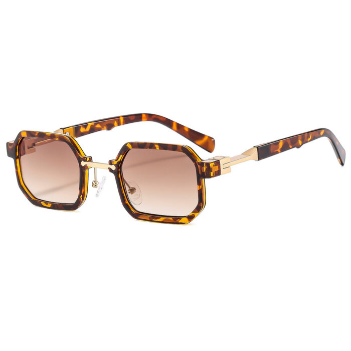 New Retro Hip Hop Small Square Box Exquisite Sun Glasses - Image 7